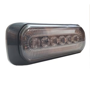 Luz de advertencia estroboscópica Led de 27W para montaje en superficie de coche R65, lámpara intermitente para coche, luz de emergencia con función de luz de freno, DC12/24V, resistente al agua, 4 unids/lote