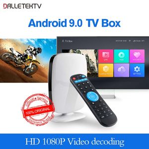 R9 Android Box S905W 2.4G/5G Wifi Bluetooth Smart Set Top Box 100M 5V 2A Quad Core Android9.0 Streaning Tv Box Game 4K Set-top Box