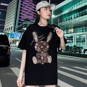 Lapin Designer Femmes T-shirts Hommes T-shirt Polos Hommes Femmes Chemises Mode Tshirt Lettres Casual Été À Manches Courtes Homme Tee Femme Tops Vêtements Plus Taille S-6XL