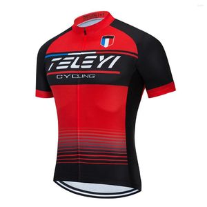 Chaquetas de carreras RCC SKY 2023 Bike Team Hombres Ciclismo Jersey Tops / Ropa de manga corta Estilo de verano MTB Shirt