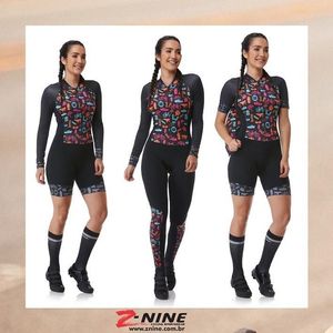 Ensembles de course 2023 Z-NINE Pro Team Triathlon Costume Femme Cyclisme Jersey Combinaison Combinaison Maillot Ropa Ciclismo Longue Manches Courtes Ensemble