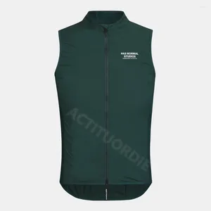 Ensembles de course Gilet de cyclisme imperméable unisexe coupe-vent gilet PNS maillot de vélo coupe-vent été veste sans manches chemises de route manteau de vélo