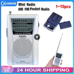 Radio 2023 Nouveau portable AM FM TRANSISTOR RADIO SPEAUX APPORTATION POCKET RADIO POUR TRAVEL