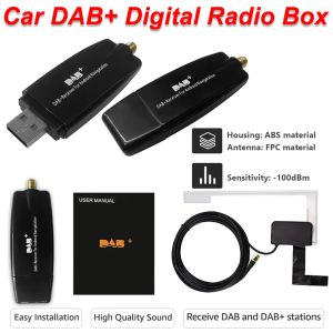 Radio DAB + récepteur Amplificateur Adaptateur USB Adaptateur Android Car Radio Signal Booster Dongle Module pour Android 5.1 et plus