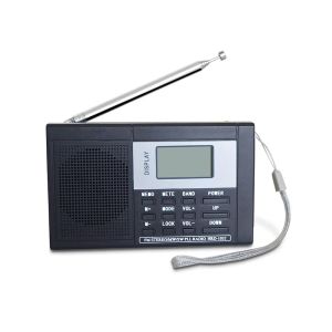 Radio Digital AM FM, antena telescópica, receptor de Radio portátil de banda completa, reproductor de Radio Retro FM World Pocket para personas mayores