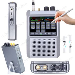 Radio pour Malahit DSP2 DSP2 SDR Radio Receiver 10KHz380MHz 404MHz2GHz 5000mAH Batterie 3,5 