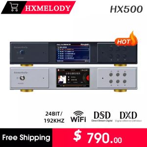 Radio HXMelody HX500 ES9038PRO DSD512 SACD Digital Turntable sans perte CD Flac Music Audio HiFi Streaming Media Player PCM768KHz