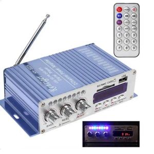 Radio Kentiger Hy502s Amplificateur numérique Amplificateur 2Channel Amplificateur Bluetooth Super Bass Power Stéréo Amplificateur USB / SD Card Player FM Radio