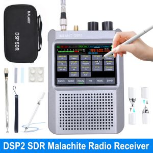 Radio Malachite DSP2 SDR Receiver Radio Nouveau firmware 2.30 Seconde génération 5000mAh Batterie Radio numérique 10KHz380MHz 404MHz2GHz