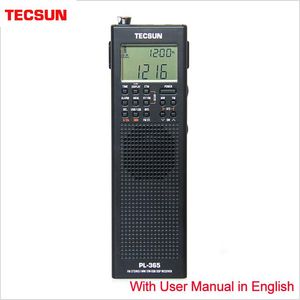Radio originale Tecsun Pl 365 Fm Radio portable récepteur à bande unique pleine bande numérique démodulation Radio stéréo