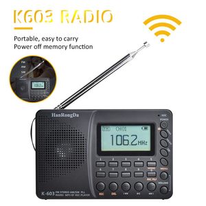 Radio Portatil Radio Am Fm Sw Radio Portatil Onda Corta Altavoz Fm Soporte Tarjeta Tf Bluetooth Usb Rec Grabadora Digital Receptor De Radio