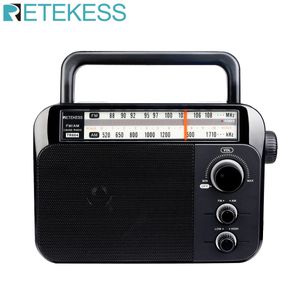 Radio Retekess TR604 AM FM Transistor portable enfichable alimenté par des piles 3 D ou AC 220 V pour les personnes âgées et la maison 230830