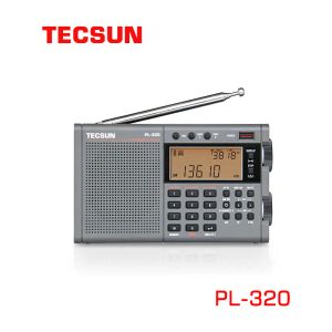 Radio Tecsun PL320 Radio FM/AM/SW/WM/Banda completa Radio DSP Receptor FM Radios STEREO Portable Radio LCD Receptor de radio digital