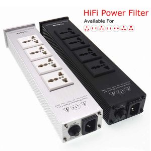 Radio (socket universel) Filtre de filtre audio Filtre d'alimentation HIFI 1500W 100V240V AC2.2 pour le système audio domestique DIY