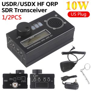 Radio USDX USDR HF QRP SDR TRACLIVER 8BAND SSB CW QRP TRACIER 10W BROIDtin 6000mAH Battery Microphone Charger pour Ham Radio