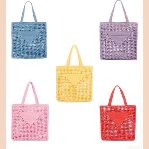 Sac en raphia Straw Designer sacs sac de literie d'été Straw For Women Sacs à main de luxe Tricot petit sac Épaule plage de vacances Crochet sac à main fourre-tout dicky0750 Tasche