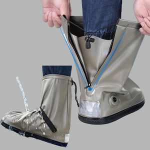 Botas de lluvia cubierta de zapatos accesorios de equipo impermeable reutilizable motocicleta ciclismo botas de bicicleta cubiertas de zapatos a prueba de lluvia 230721
