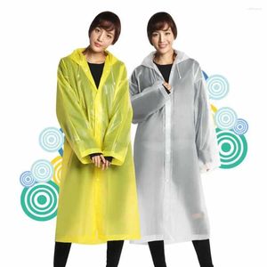 Imperméables de haute qualité EVA imperméable de protection conception portable robe imperméable taille libre unisexe pour l'extérieur