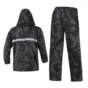 Ranquers Ranquers Ragasie Motocross Rain Pants de veste Camouflage Couleur Couleur étanche Protective Gear Fashion Motorcycle de moto Tissu de conduite