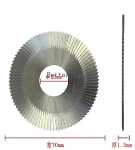 REMPLACEMENT DES MACHINES DE COUPE DE CLÉS 0022 SLOTTER PLAT Couleur jaune 70x13x22 Cutter pour Wenxing 100B9763332