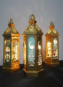 Ramadan lampe Eid Mubarak Party Ramadan LED LANTERS HANDING 1428CM LUMIÈRES CHAUDES ISLAM MUSLUME ÉVÉNI