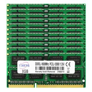 Rams 10pcs DDR3 DDR4 4GB 8GB 16GB laptop Ram PC3 8500 10600 12800 1066 1333 1600 MHz DDR3L 204PIN 1.35V Sodimm Memoria DDR3