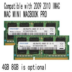 Rams compatibles avec 2009 2010 Apple Mac Mini Mac MacBook Pro Memory RAM 8 Go 2x4GB DDR3 1066 1067