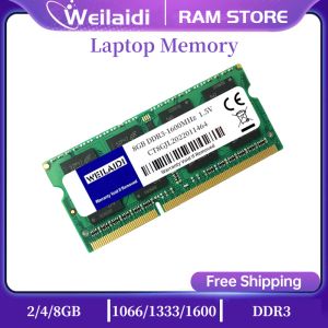 RAMS DDR3 DDR3L Mémoire RAM SODIMM 8 Go 4 Go 1333 1066 1600MHz SODIMM DDR2 DDR4 PC3 12800S 8500S 10600S 1.35V ordinateur portable Mémoria