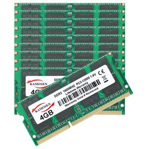 RAMS DDR3 RAM 50PCS 100PCS 4GB 1333MHz 1600 MHz NOUVEAU LOBILLE TRAVAIRE 1,35 V PC312800 Mémoire de carnet SODIMM 204PIN NONECC 1.35 V