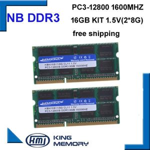 RAMS KEMBONA EXPÉRITION GRATUIT MEILLEUR PRIX SODIMM Notebook RAM ordinateur portable DDR3 16 Go (kit de 2pcs ordinateur portable DDR3 8 Go) PC312800 204PIN RAM Memory