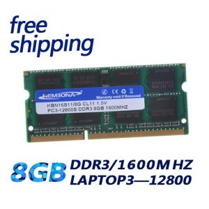 Rams Kembbona Livraison gratuite !!!Ordinateur portable DDR3 8 Go 1,5 V 1600 MHz 204pin Mémoire de RAM d'ordinateur portable, Mémoire d'ordinateur portable DDR3 PC312800