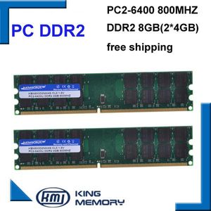 RAMS KEMBONA EXÉCUTION GRATUITE RAM BURANT PC DDR2 800MHz 8 Go (kit de 2x4GB) DDR2 8G Kit PC26400 uniquement pour la carte mère AMD