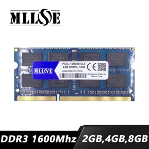 RAMS MLLSE 2 Go 4 Go 8 Go 16 Go DDR3 1600 MHz PC3L12800 SDRAM MEMORY RAM ordinateur portable, Memoria 2G 4G 8G DDR3L 1600MHz PC312800