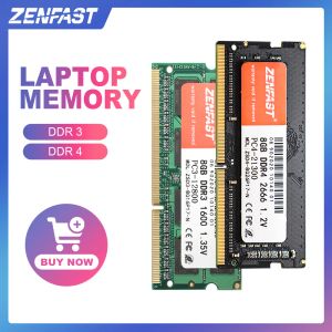Rams Zenfast Memoria RAM DDR4 8 Go 4G 16 Go 32 Go Notebook SODIMM DDR3 1600 1333 2133 2400 3200 2666MHz Mémoire d'ordinateur portable haute performance