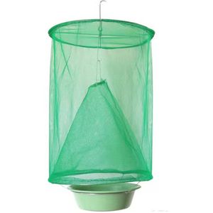 Ranch Fly Trap Outdoor Reusable Hanging Cages with Bait Trays Fly Catcher Killer for Farm Orchard Restaurants KDJK2307