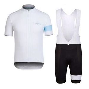Equipo RAPHA Ciclismo Mangas cortas Jersey Bib Shorts Conjuntos Verano Hombre Transpirable Ropa de bicicleta de secado rápido U11708
