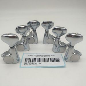 Mécaniques de guitare chromées rares 510G Accordeurs Tuning Pegs / Set 3L + 3R Fabriqué en Corée