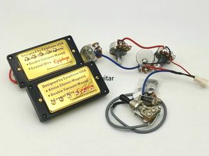 Rare guitare standard AlNiCo Micros Humbucker cire de ramassage en pot faisceau de câblage