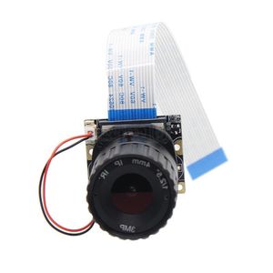 Freeshipping Raspberry Pi Camera / 5MP 4mm Focal Distance Vision NoIR Caméra Board avec IR-CUT pour Raspberry Pi 3 Modèle B / 2B / B / Zer Mtal