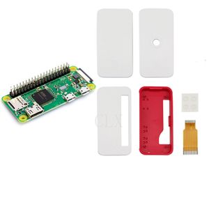 Freeshipping Raspberry Pi Zero WH with 40 PIN pre-soldered GPIO Headers with WIFI and Bluetooth in Demo Broad 1GHz CPU with offical case