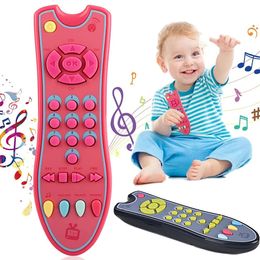Hochets mobiles musique téléphone portable TV télécommande bébé jouets éducatifs précoces numéros électriques anglais apprentissage cadeau pour né 231117