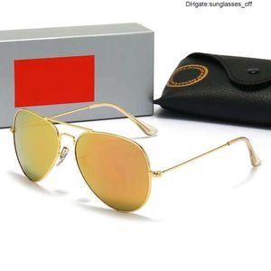 Rayban lunettes de soleil pour femmes Anti-éblouissement crapaud verre trempé mâle et femelle couleur Film rayly banly conduite miroir 3026 JQC4