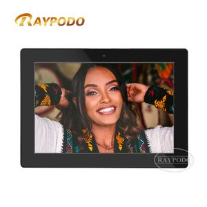 Tablette PC Android PoE à montage mural RAYPODO Rockchip pour maison intelligente utilisant la couleur noir ou blanc