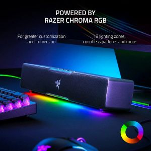 Razer Leviathan V2 X Gaming Soundbar COMPACT DESCORS CHROMA RVB Type USB Bluetooth 5.0 pour PC, Smartphones ordinateurs portables de bureau