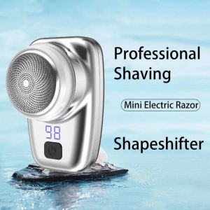 Razor Portable Electric Shaver Pocket Size Electric LCD Razor for Men Wet Face Dry Barbe Shavers Typec Razor Rechargeable Razor