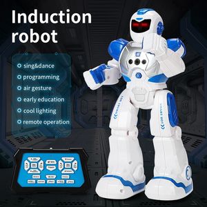 Robot RC de Combat mécanique, éducation précoce, chant électrique Intelligent, capteur infrarouge, jouets télécommandés pour enfants 231124