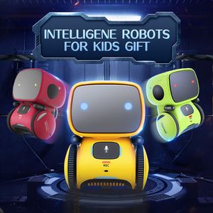 RC Robot Toy Robot Robots inteligentes Ruso Versión en inglés Control de voz roboter Interactivo Educativo RC robótico para regalo de Navidad 230714