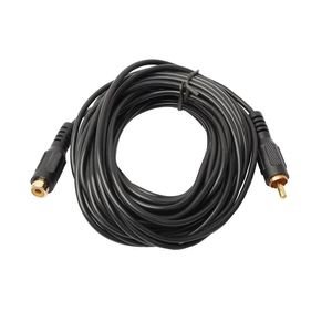 Câble d'extension composite audio masculin RCA pour la connexion des lecteurs DVD et des téléviseurs avec une longueur de 45 m / 76 m