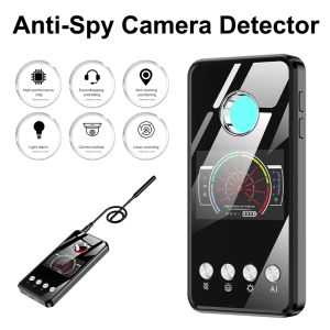 Lectores Mini Anti Spy Detector de cámara oculto Wifi Infrarrojo Señal inalámbrica Micro Phinhole Cam Scanner GPS RATIO FINTER LED LED LED