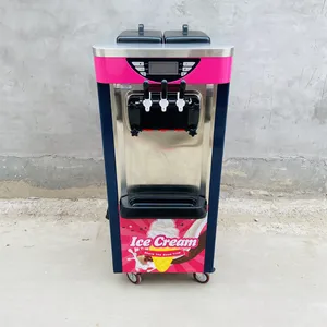 Real Fruit Snack Congelador de helado automatizado Fabricación de conos Creme Cornet De Glace Maker Soporte industrial Máquina de helado duro continuo vertical